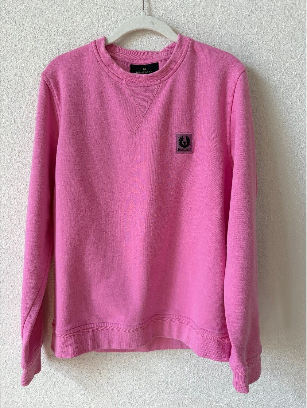 Belstaff Crewneck Sweatshirt Quartz Pink Size Medium Colorful Casual
